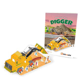 Buy DIY Digger Model for Kids 8 to 12 Year Old I Make Your Own Paper Model